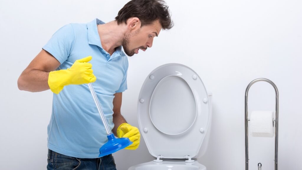 vaso sanitario entupido